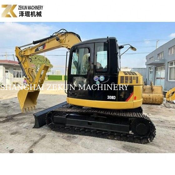 8トンのCAT 308 クローラー掘削機 308D ミニバガー
