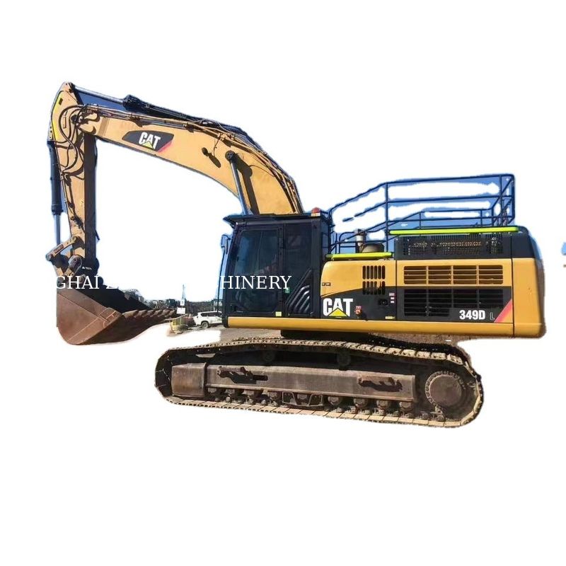 オリジナルペイント付きの 49 トンの古着の CAT 349E 掘削機