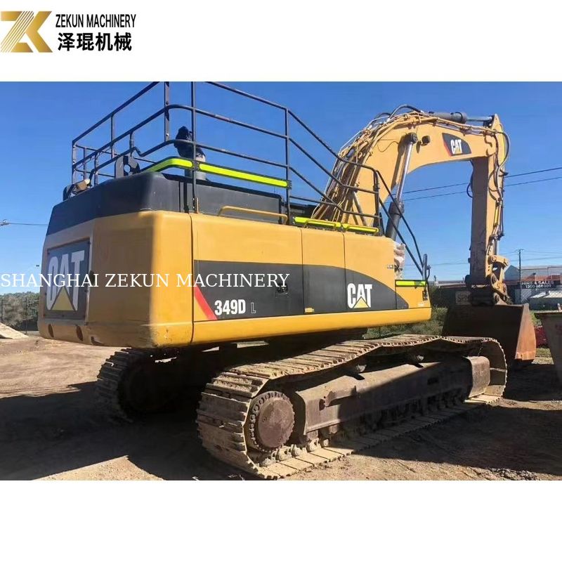オリジナルペイント付きの 49 トンの古着の CAT 349E 掘削機
