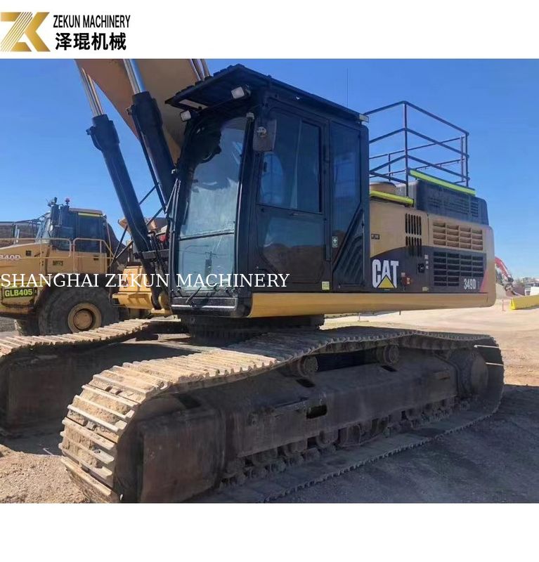オリジナルペイント付きの 49 トンの古着の CAT 349E 掘削機