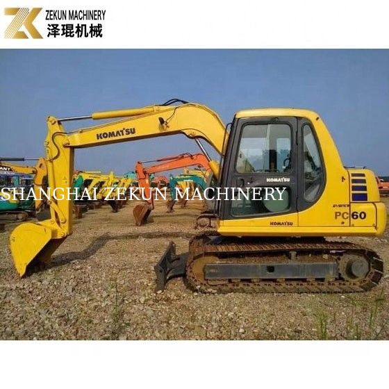 6200KG 機械重量 日本製 コマツー PC60-7 掘削機 オリジナル 水力ポンプ