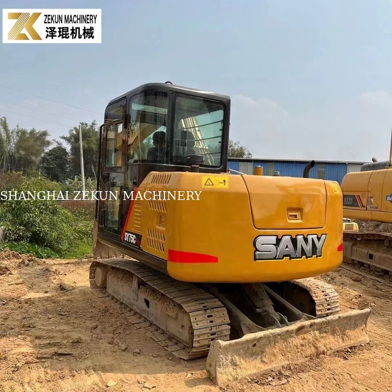 2022年 中古 7.5T Sany 75C 掘削機 SY75C-8 SY75C PRO 中古掘削機