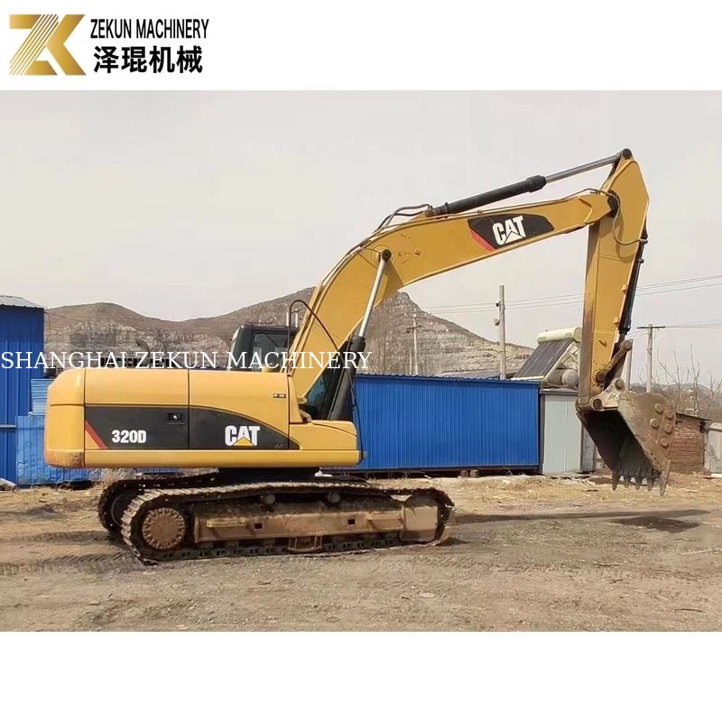 CAT 320D クローラー掘削機 日本で使用 20930 KG 機械重量 CAT 水力弁