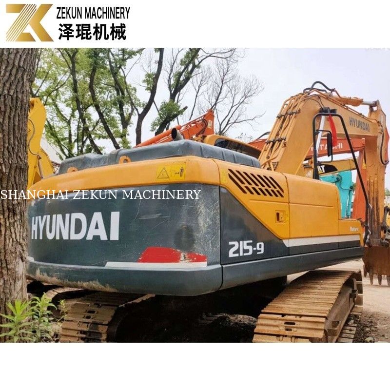 21 トン 中古ハインダイ 215 掘削機 R215-9 オリジナルポンプ付き中古掘削機