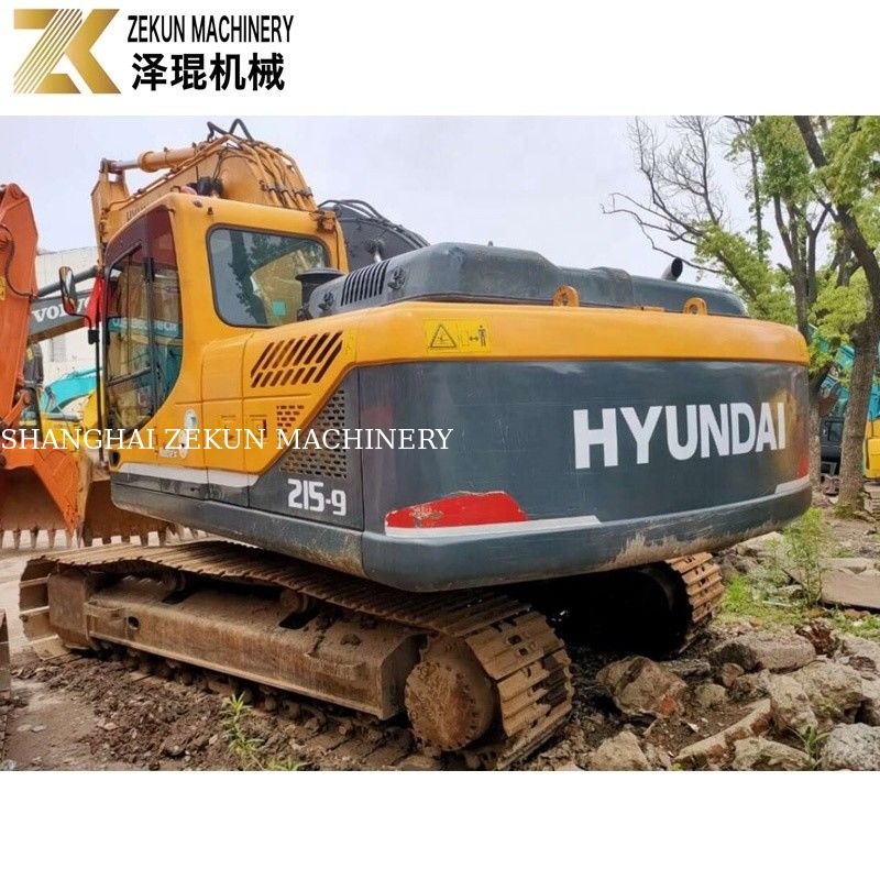 21 トン 中古ハインダイ 215 掘削機 R215-9 オリジナルポンプ付き中古掘削機