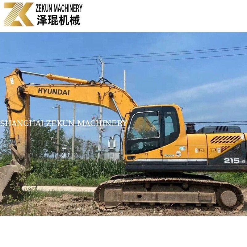 112KW 2018 Hyundai R215 掘削機 215-9 21.5 トン 中古掘削機