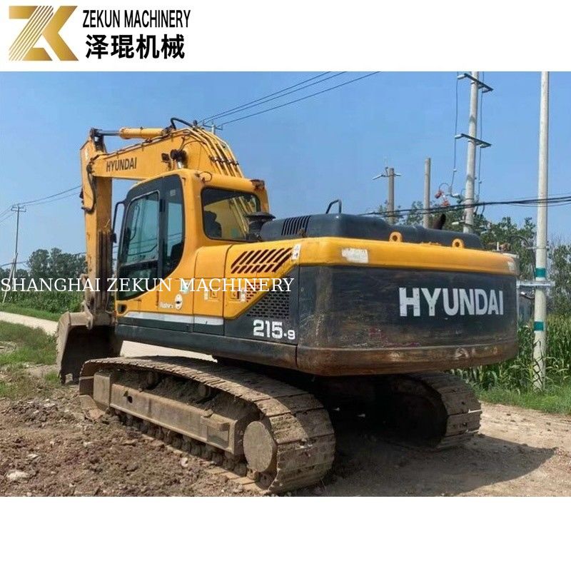 112KW 2018 Hyundai R215 掘削機 215-9 21.5 トン 中古掘削機