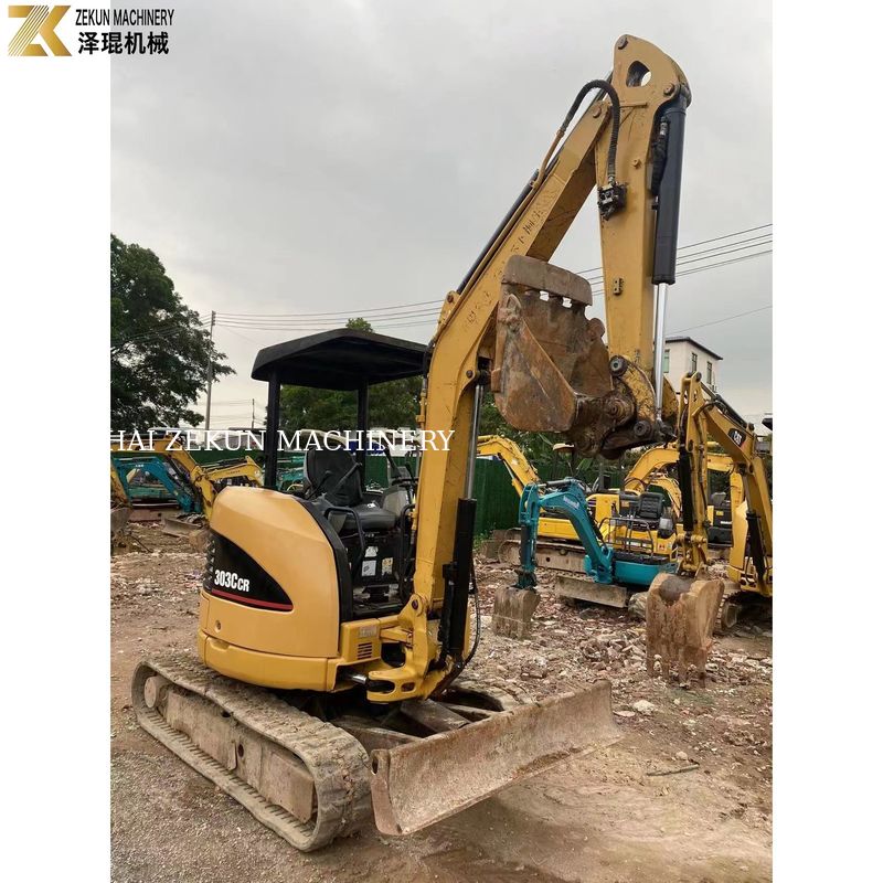 0.03M3 バケット容量 CAT303 CCR 303E あなたの要求のために使用されたミニ掘削機