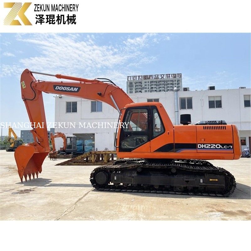 使用済み土掘り機 22トン ドーサン 220 掘削機 DH220LC-7 エンジン 21400 K