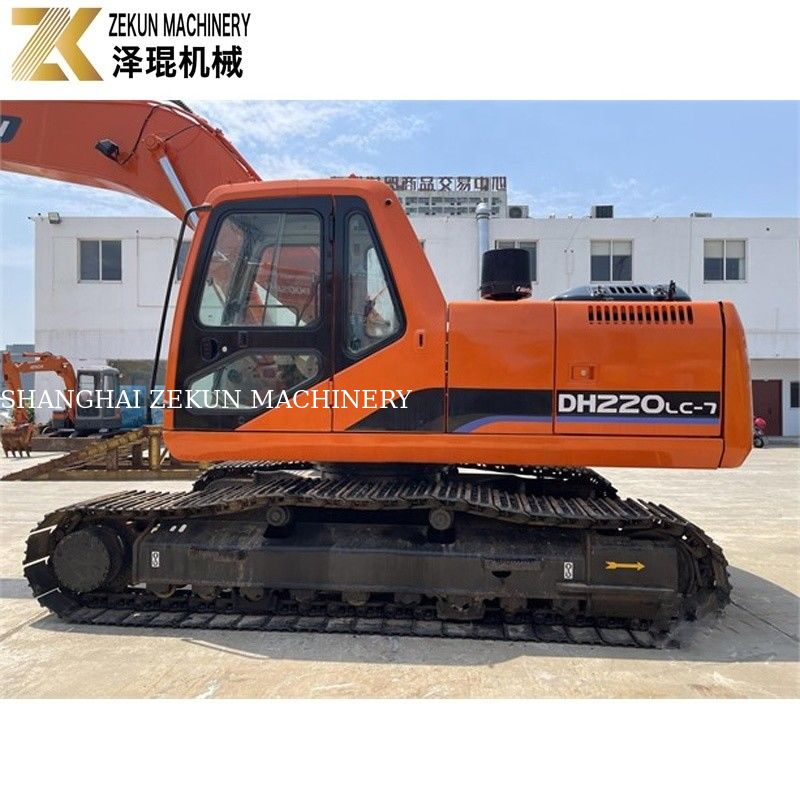 使用済み土掘り機 22トン ドーサン 220 掘削機 DH220LC-7 エンジン 21400 K