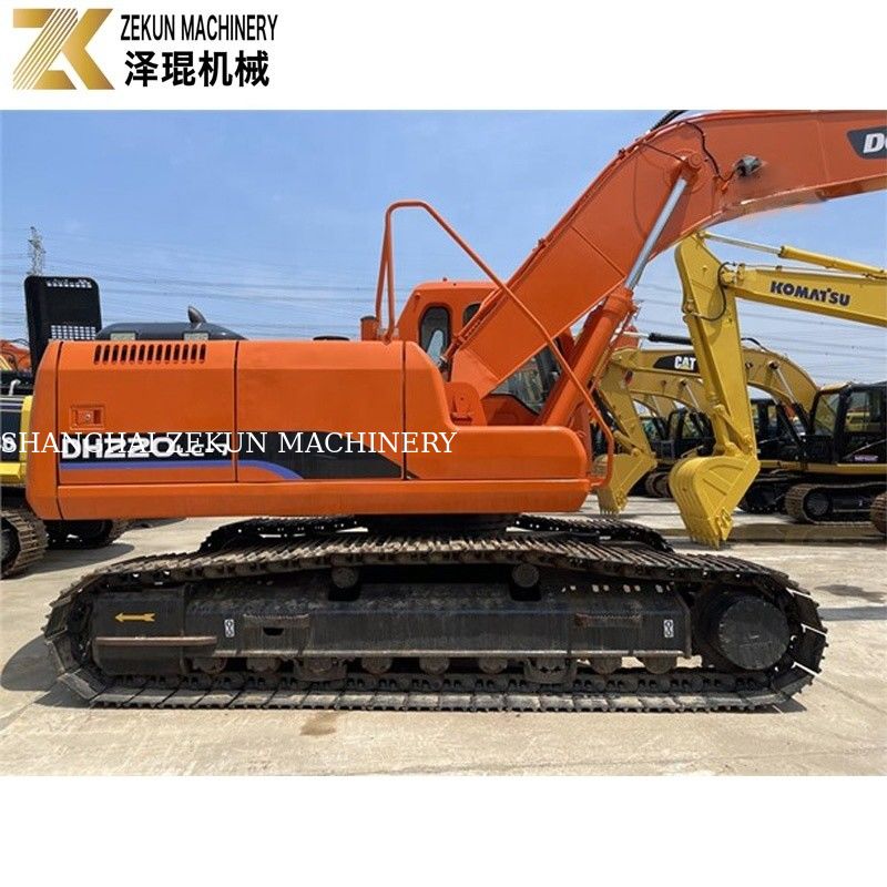 使用済み土掘り機 22トン ドーサン 220 掘削機 DH220LC-7 エンジン 21400 K