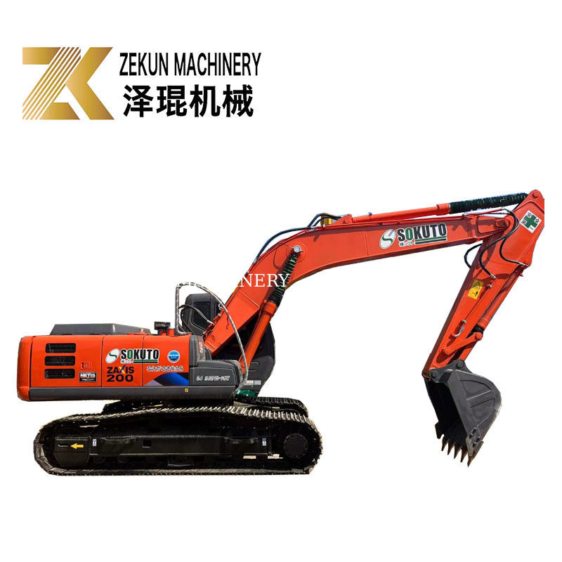 20トンの中古HITACHI ZX 200-3G クローラー 掘削機 掘削機 状態良好