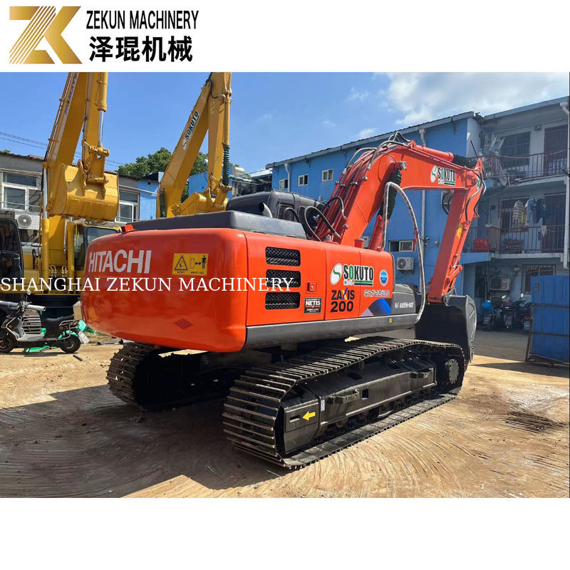 20トンの中古HITACHI ZX 200-3G クローラー 掘削機 掘削機 状態良好