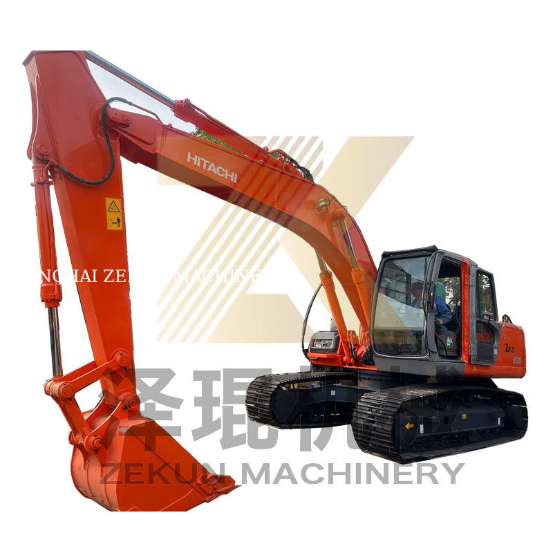 110 KW 中古掘削機 ZX200 建設用重型掘削機