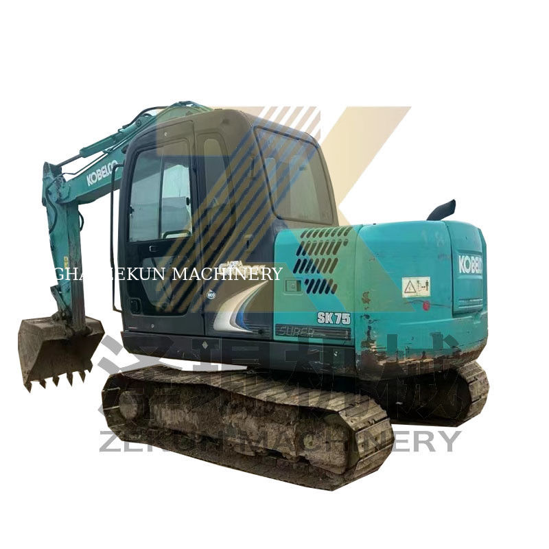 0.4m3バケツ容量 2017年 上海で使用されたコベルコ907E307D Sk75 Sk75-11掘削機