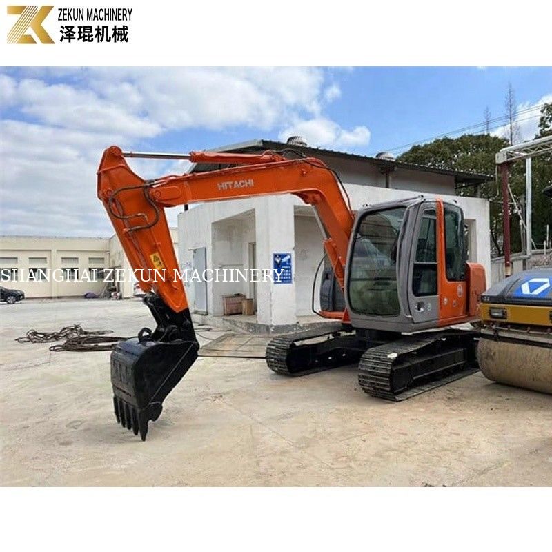 オリジナルの水力ポンプと2001~4000時間の作業時間を持つ中古ヒタチZX70掘削機