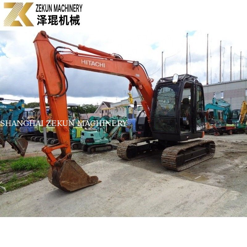 日本 輸入 7.5 トン 中古 ヒタチ ZX75 掘削機 農業用 Isuzu エンジン ZX75US-A