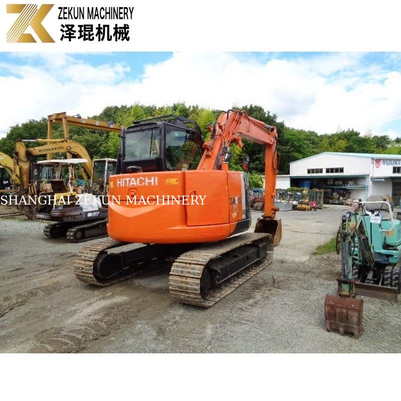 日本 輸入 7.5 トン 中古 ヒタチ ZX75 掘削機 農業用 Isuzu エンジン ZX75US-A