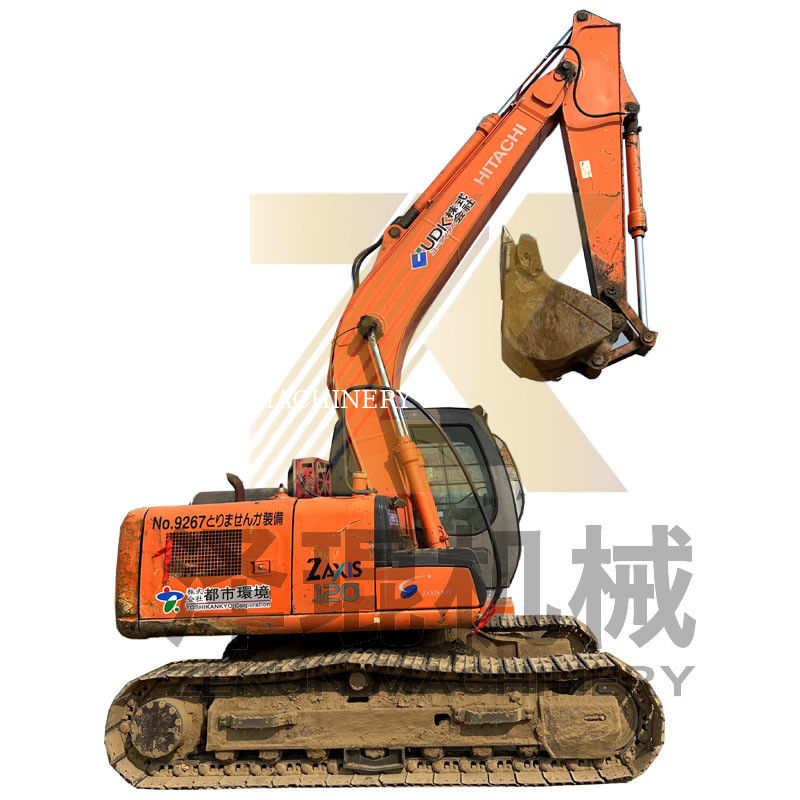 中古ヒタチZX120-6ミニ掘削機 12トンの稼働重量 4001-6000 作業時間