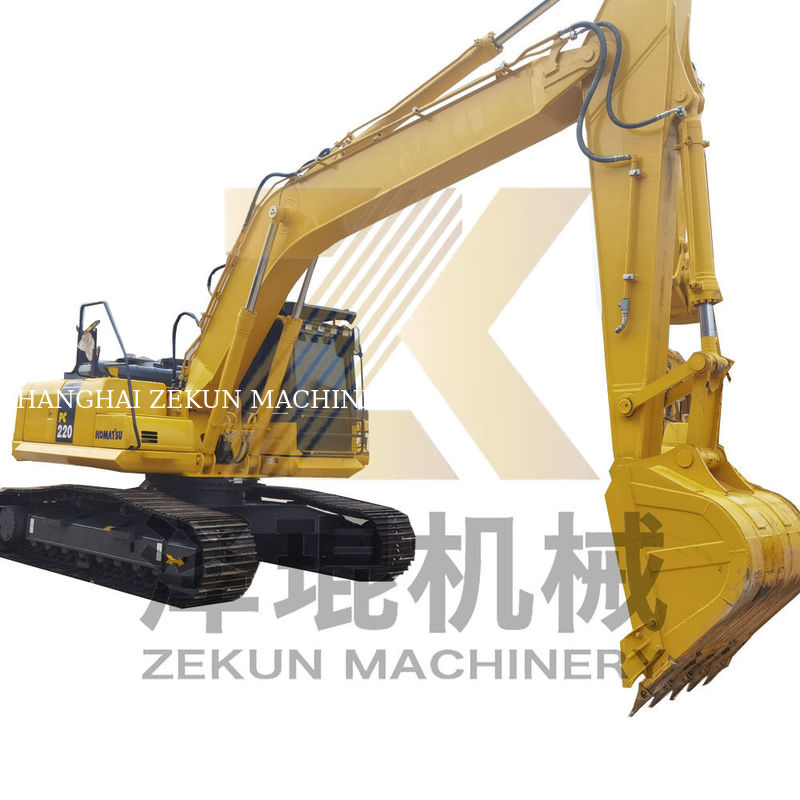 使用済み22トンのコマツー220PC220掘削機 1M3バケツ容量と1050作業時間