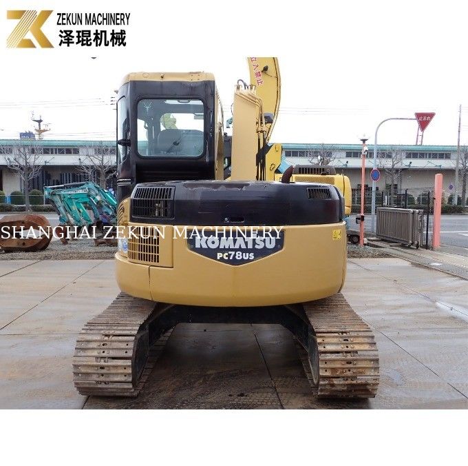 7トンの日本 ミニ 中古 コマツー PC78US 掘削機 PC78 US 年 機械 重量 7630 kg