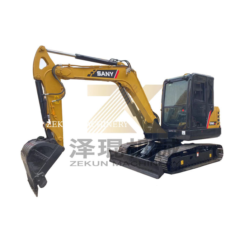 Sany SY60C プロ 掘削機 0-2000 作業時間 36KW 建設プロジェクトに最適