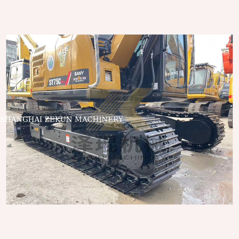 7500 KG Sany SY75C プロ 掘削機 パワーと効率の完璧な組み合わせ