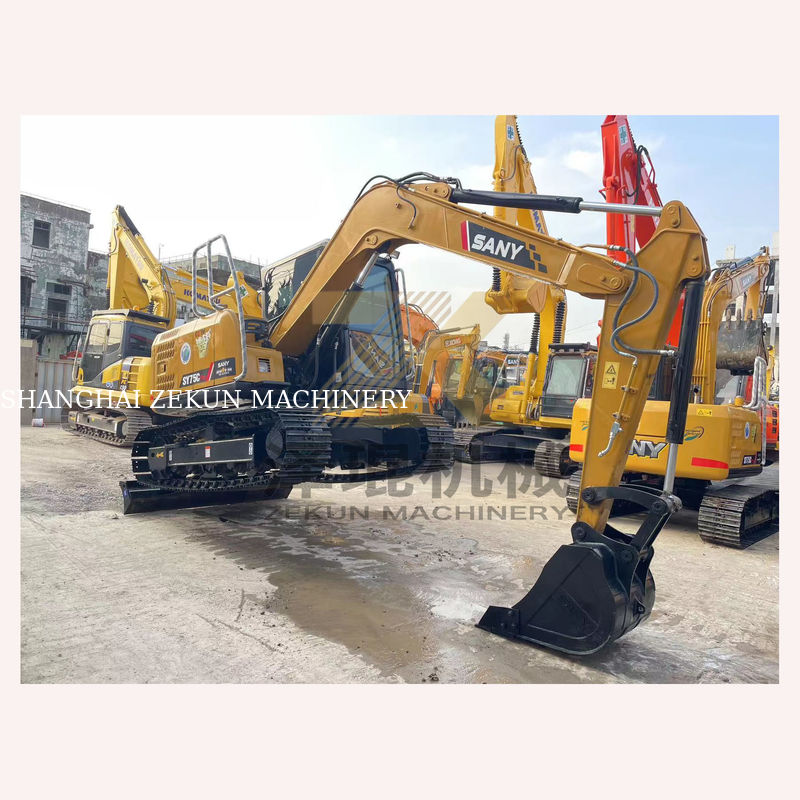 7500 KG Sany SY75C プロ 掘削機 パワーと効率の完璧な組み合わせ