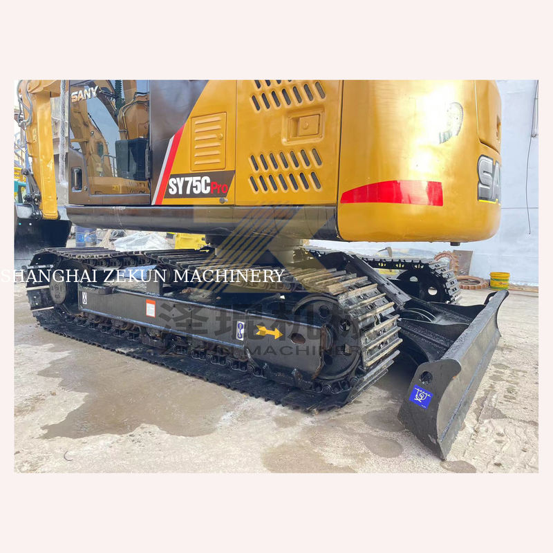 7500 KG Sany SY75C プロ 掘削機 パワーと効率の完璧な組み合わせ
