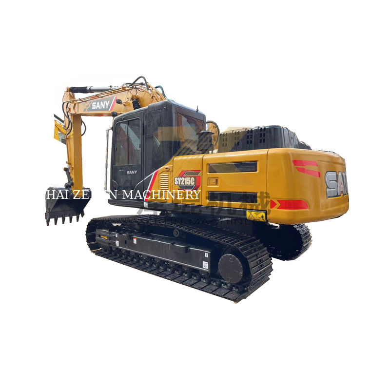 Sany Sy215c 水力クローラー掘削機 1.1 m3 建設用バケツ容量