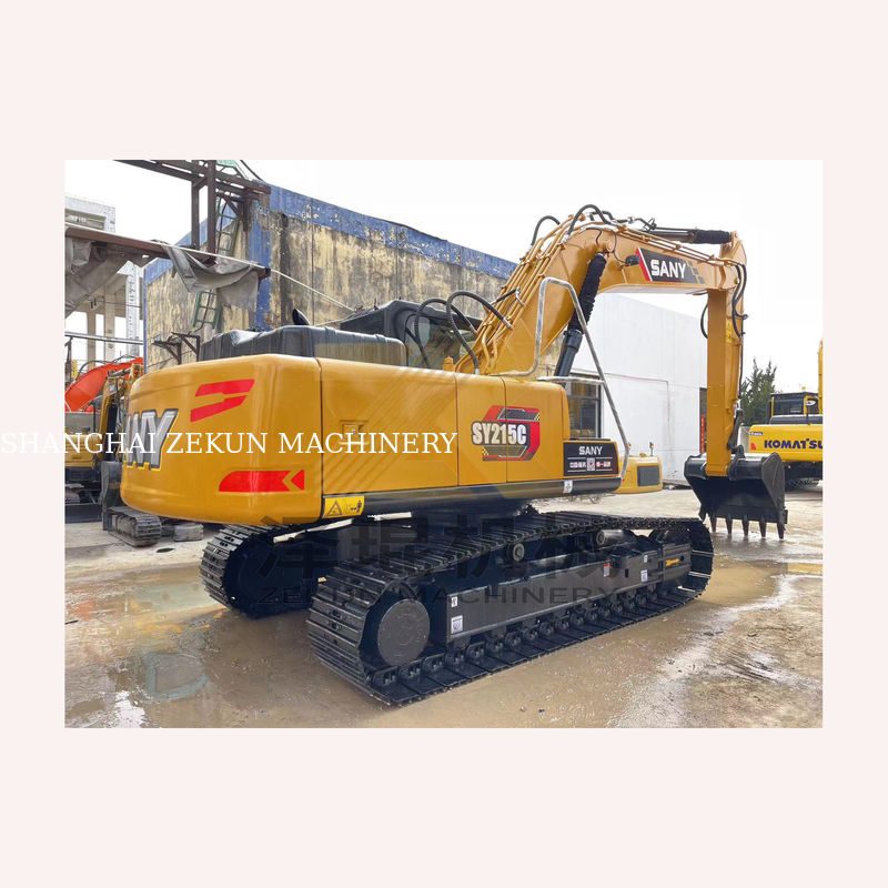 Sany Sy215c 水力クローラー掘削機 1.1 m3 建設用バケツ容量
