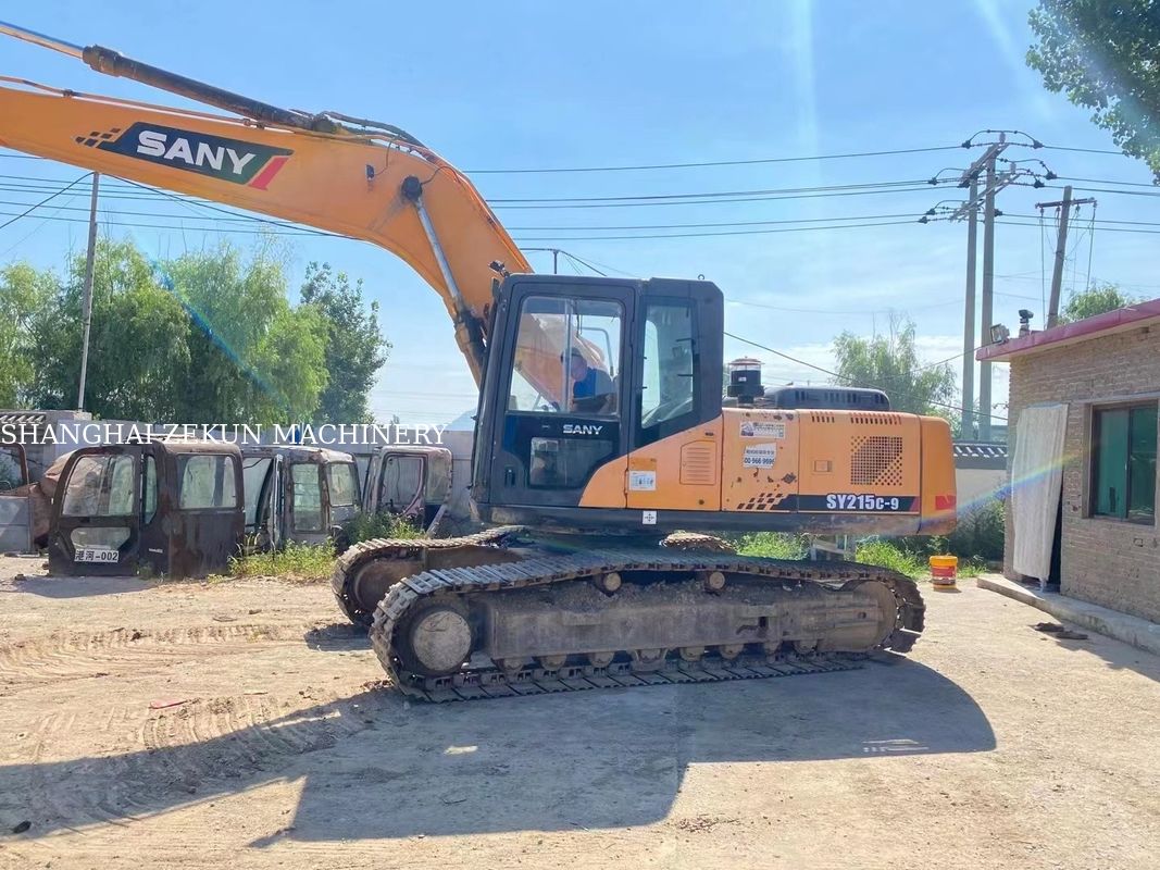 中古 21 トン Sany SY215C-9 SY215C PRO クローラー掘削機 重工用