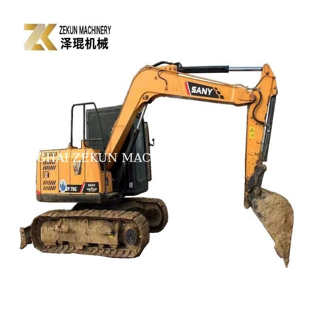 中古 SANY 75C 掘削機 40.9kw 電力と低時間販売