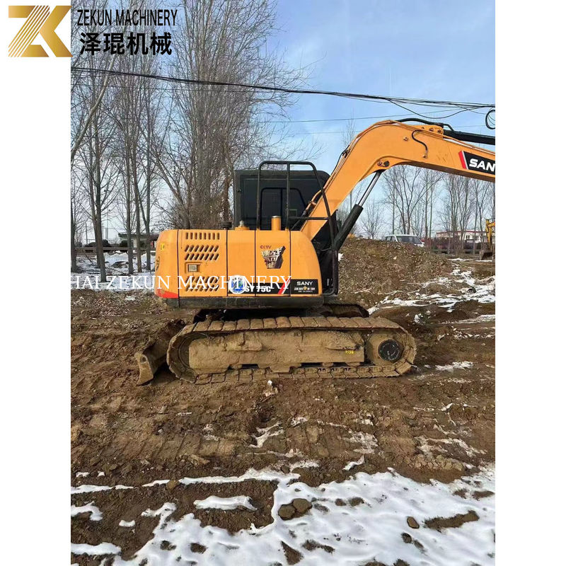 中古 SANY 75C 掘削機 40.9kw 電力と低時間販売