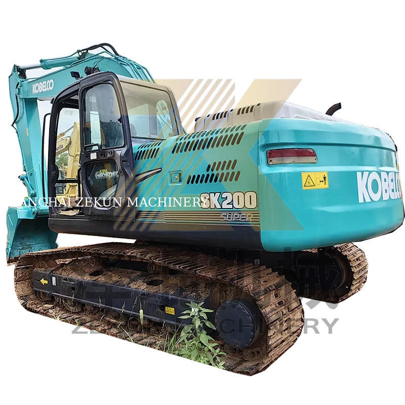 20トンのコベルコSK200-8掘削機 日本で使用され,稼働重量は20000KG