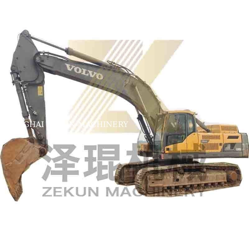 中古のボルボEC480DL 48T掘削機 1.77-3.8m3バケツ 韓国輸入