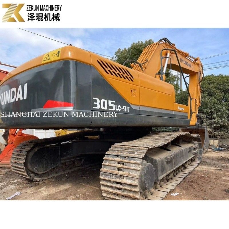 道路建設用30トンのハインダイR305掘削機 掘削 2001-4000 作業時間