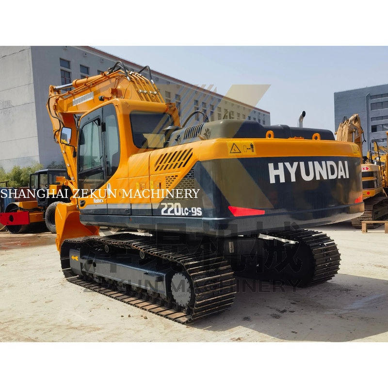 2019年 韓国の原装ハインダイ 220 220-9 掘削機 22トンの稼働重量