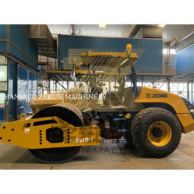 11トンのXCMG XS115Hロードローラー インド 第4段階道路建設機器