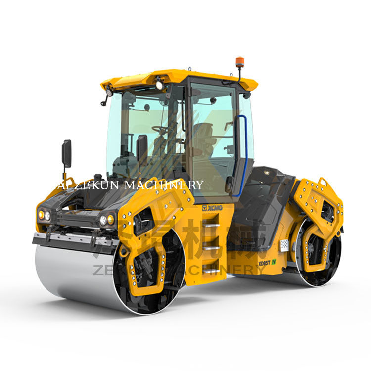 8トンのXCMG XD85T ダブルドラムロール EUステージV道路建設機器