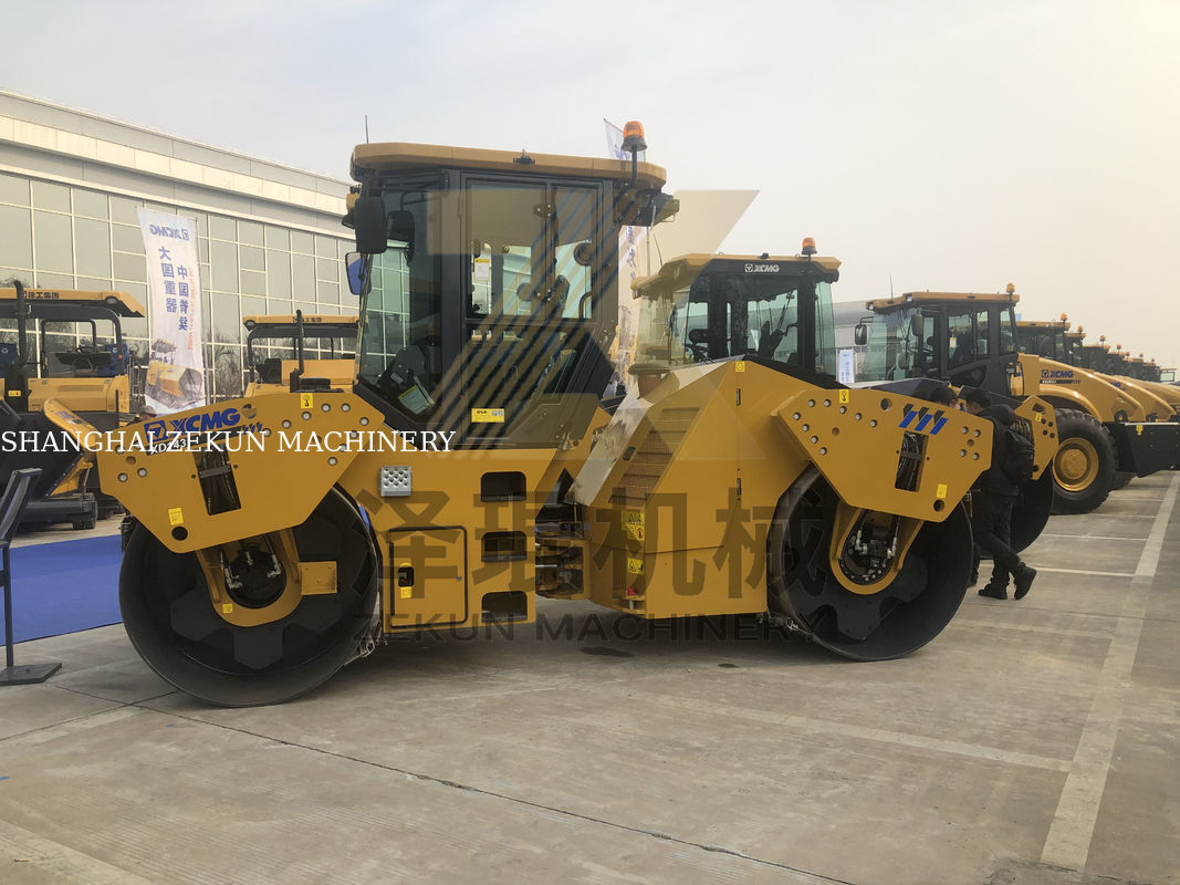 14トンのXCMG XD143 ダブルドラムローラー 中国 第3段階道路建設機器