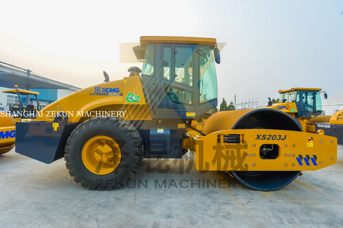 20トンのXCMG XS203J シングルドラム振動ローラー 中国 ステージII