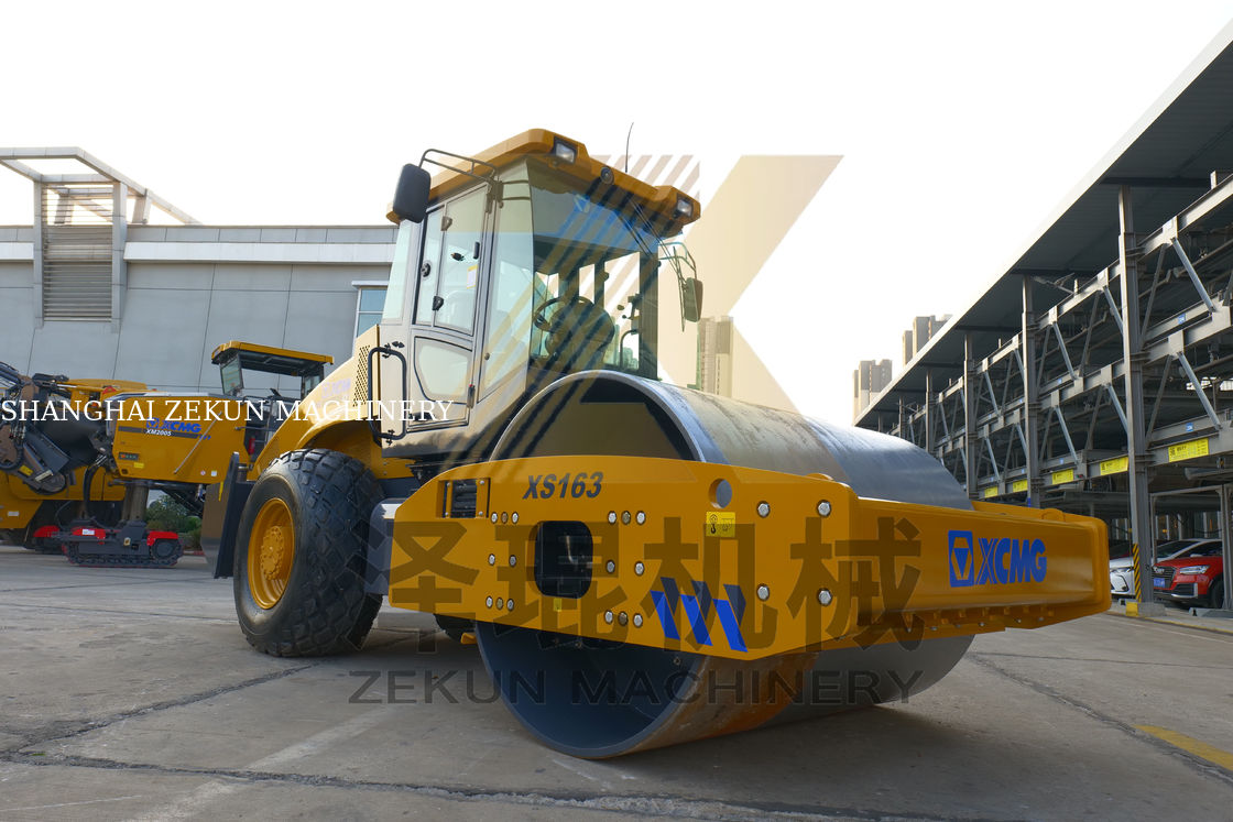 16トンのXCMG XS163 振動式ローラー 中国 ステージII 機器