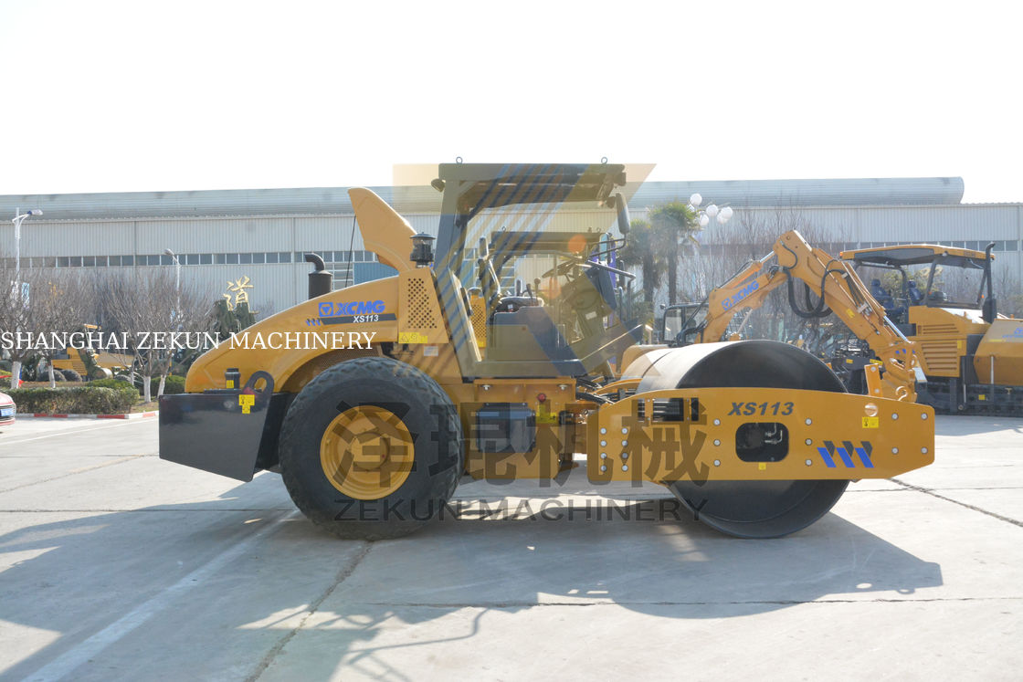 11トンのXCMG XS113 フルハイドロリックローラー 中国 ステージII機器