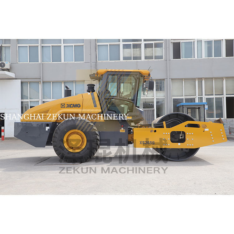26T XCMG XS265S 液圧シングルドラムローラー