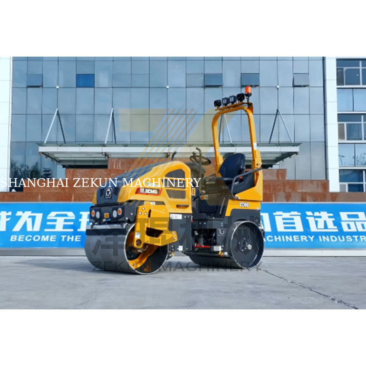 1.7トンのXCMG XD90 軽量振動式ローラー EUステージV道路建設機器