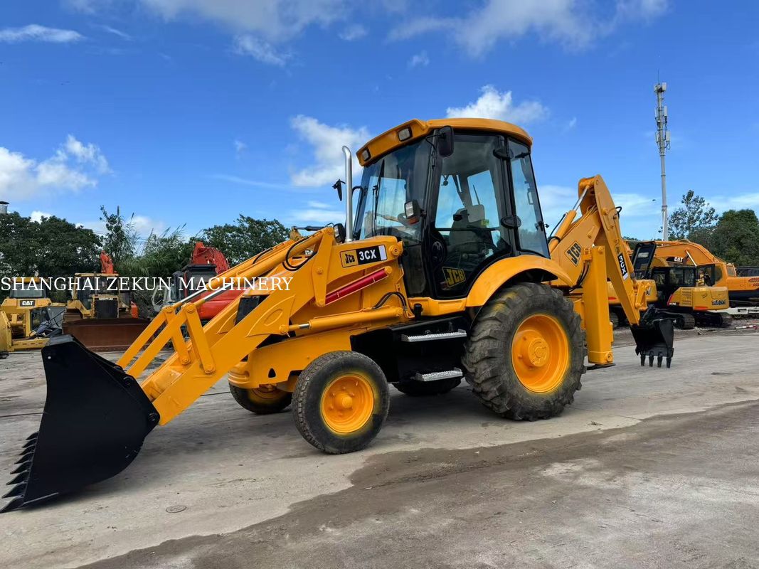 2001年製 JCB 3CX バックホーローダー 油圧システム流量95L/分