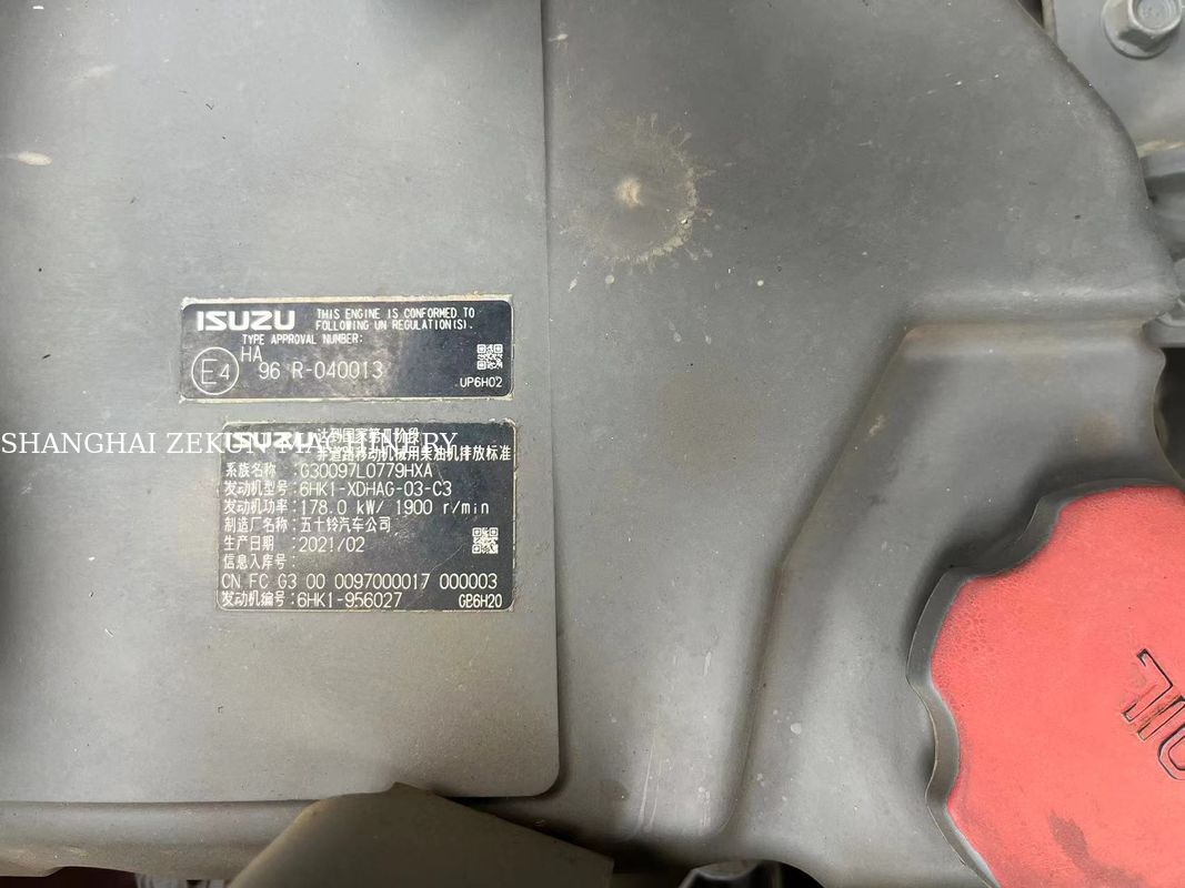 2022年 ヒタチ ZX330-5A 掘削機 2968hrs 水圧 34.3 MPa ブーム長 6.5 M