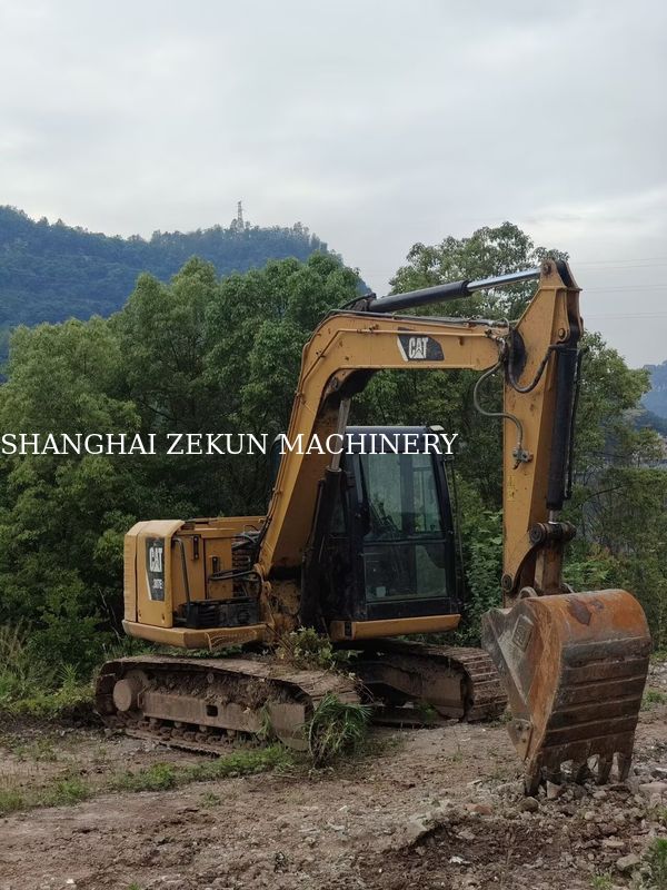 2019年製 CAT 307E2 油圧ショベル、地上最大到達距離400mm、燃料タンク容量135L