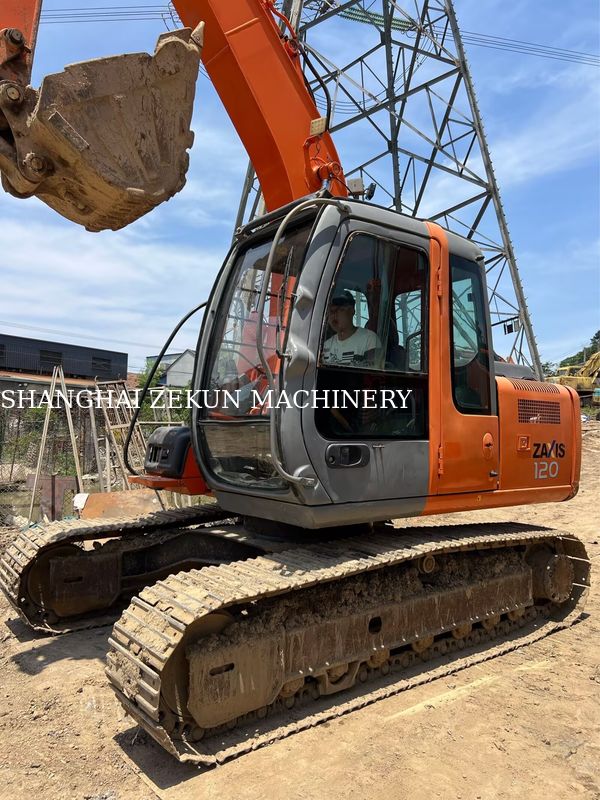 ヒタチ ZX120-6 掘削機 14165hrs ビジネス用 燃料タンク容量 240 L 水圧 34.3 MPa